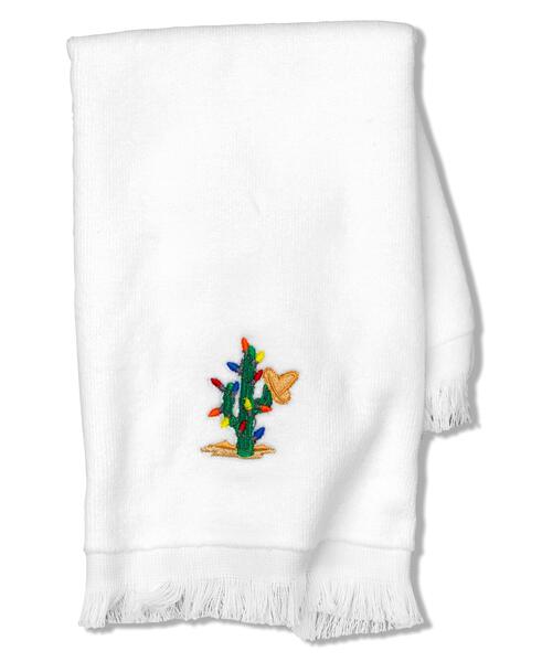 Cactus Velour Fingertip Towel