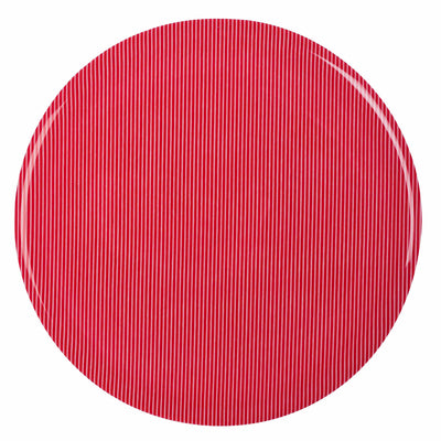 round kitchen hot pad, red